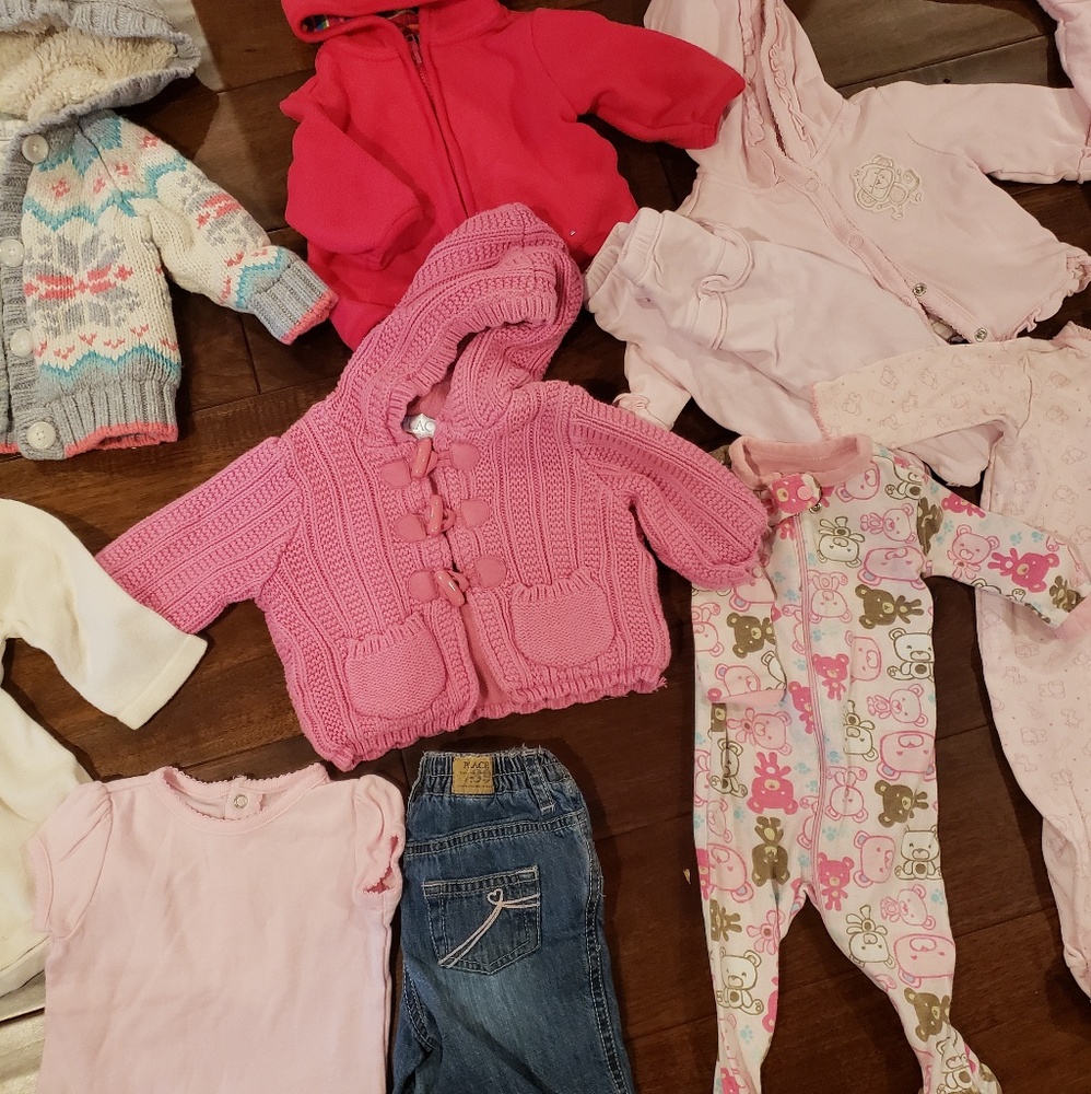 3-6 month baby girl clothing lot - Picture 2 of 6